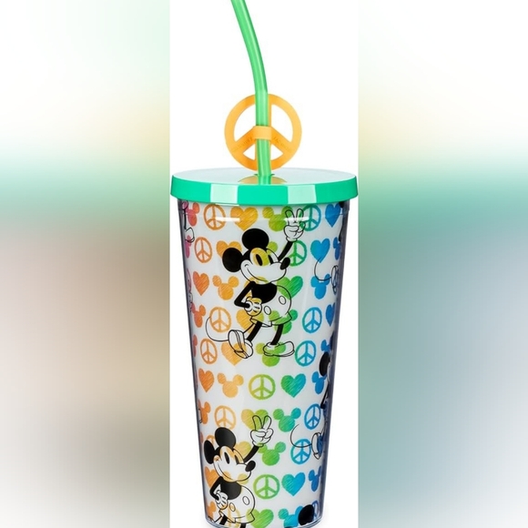 Disney Other - Disney Mickey Mouse Peace and Love 20oz Tumbler